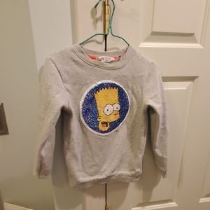 Boys size 6 bart sweater